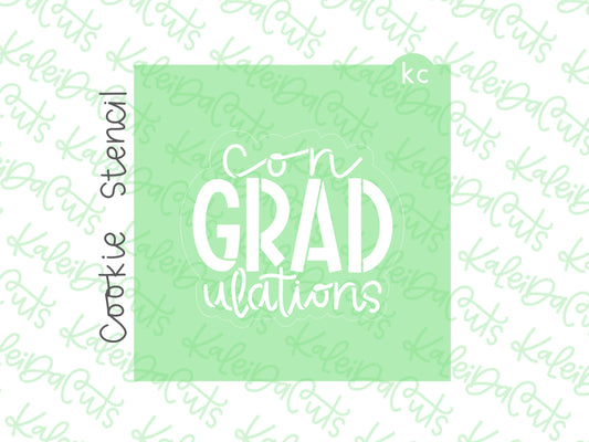 ConGRADulations Stencil