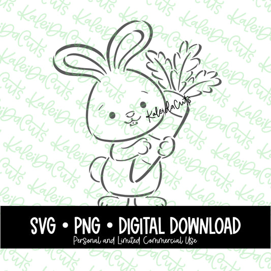 PYO Easter Bunny Carrot Digital Download