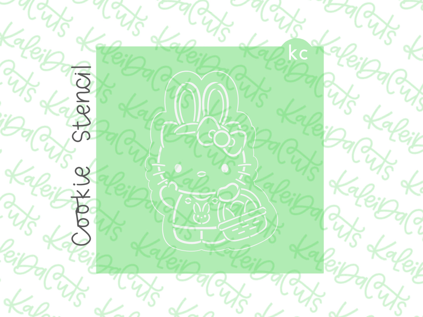 PYO Easter Kitty Stencil