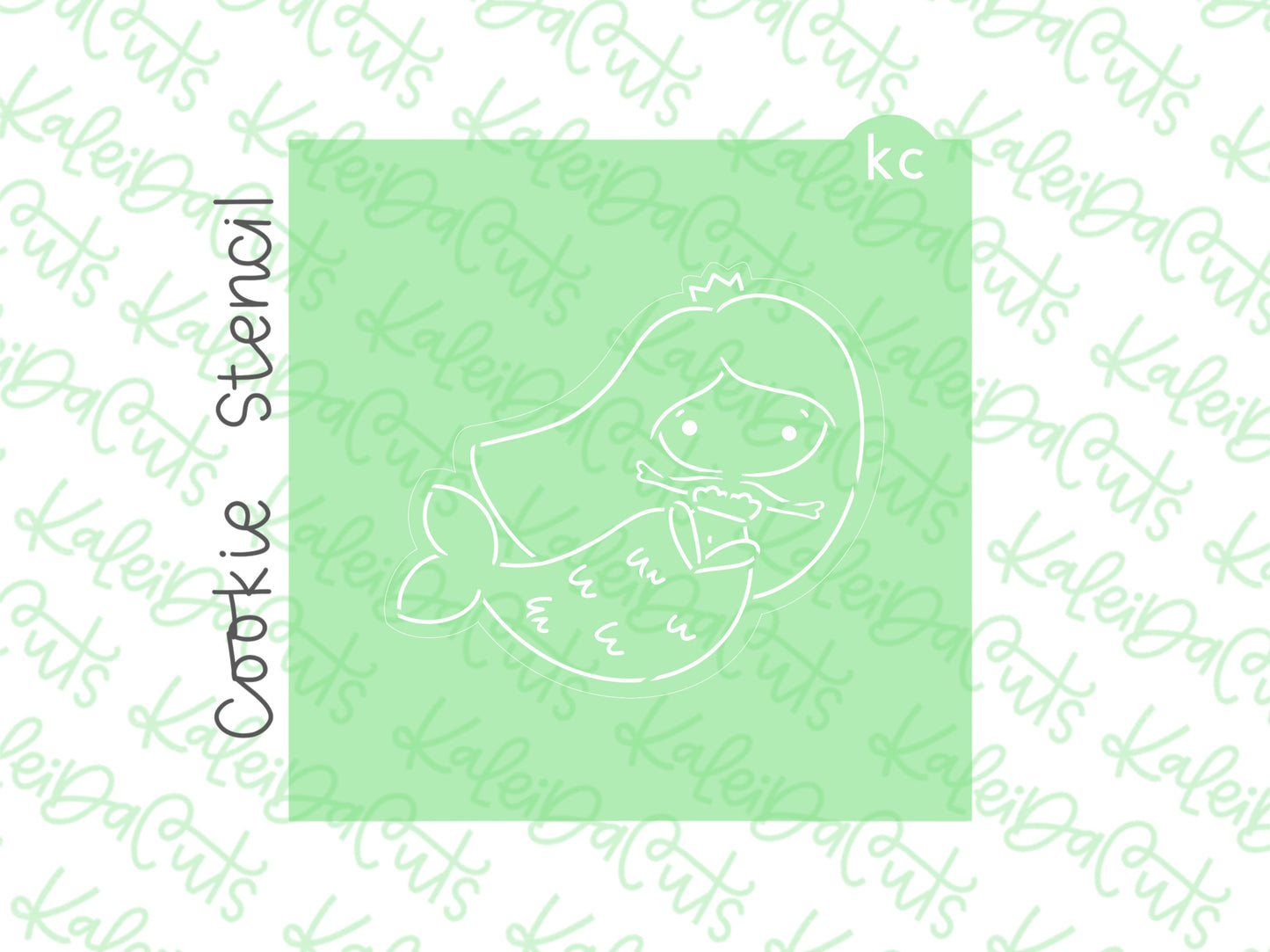 Whimsical Mermaid Emily PYO Stencil