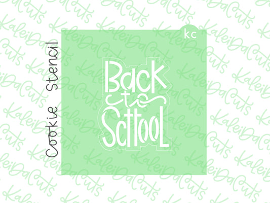 Back to School 2023 Stencil