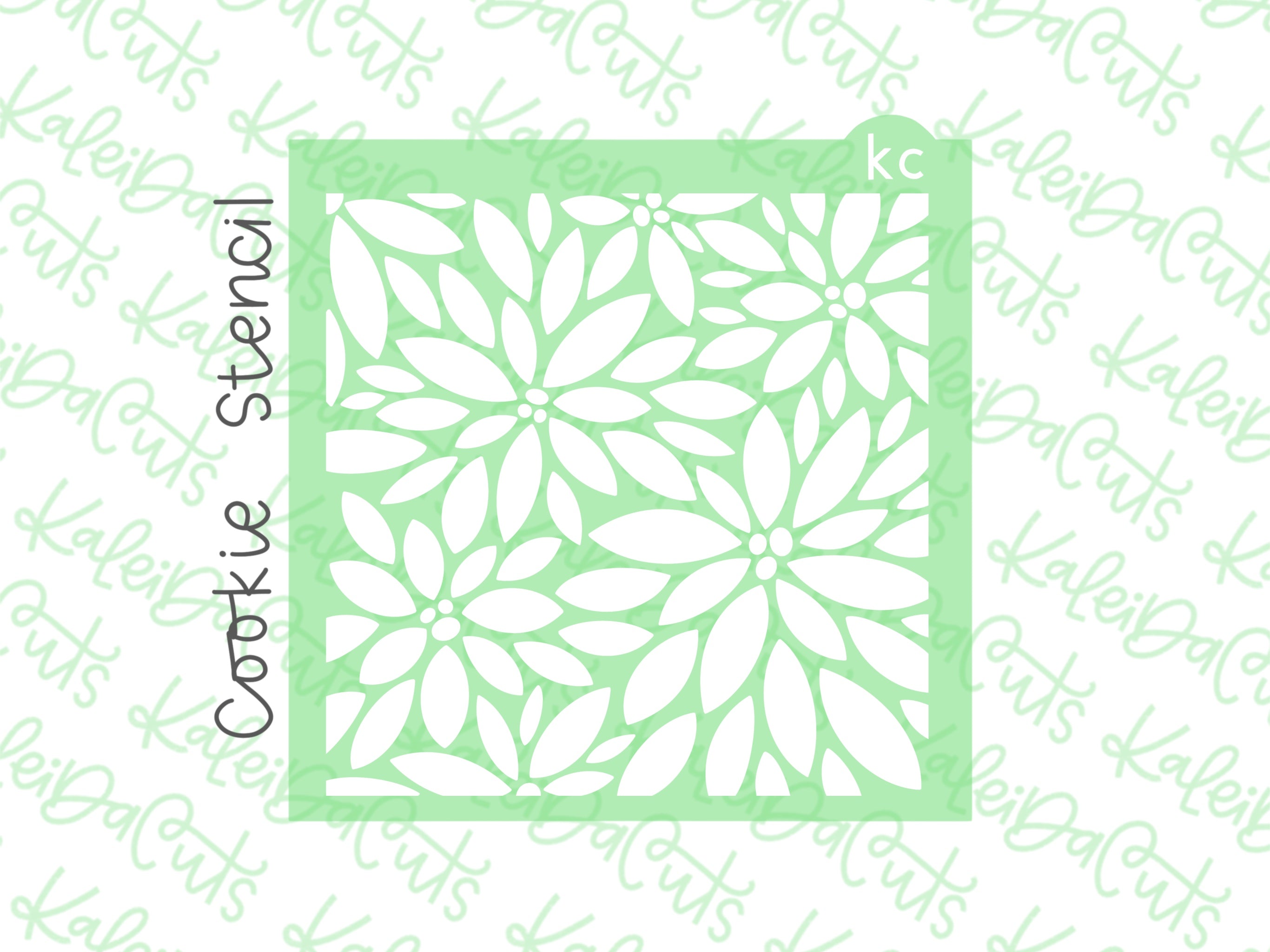 Poinsettia Stencil – KaleidaCuts