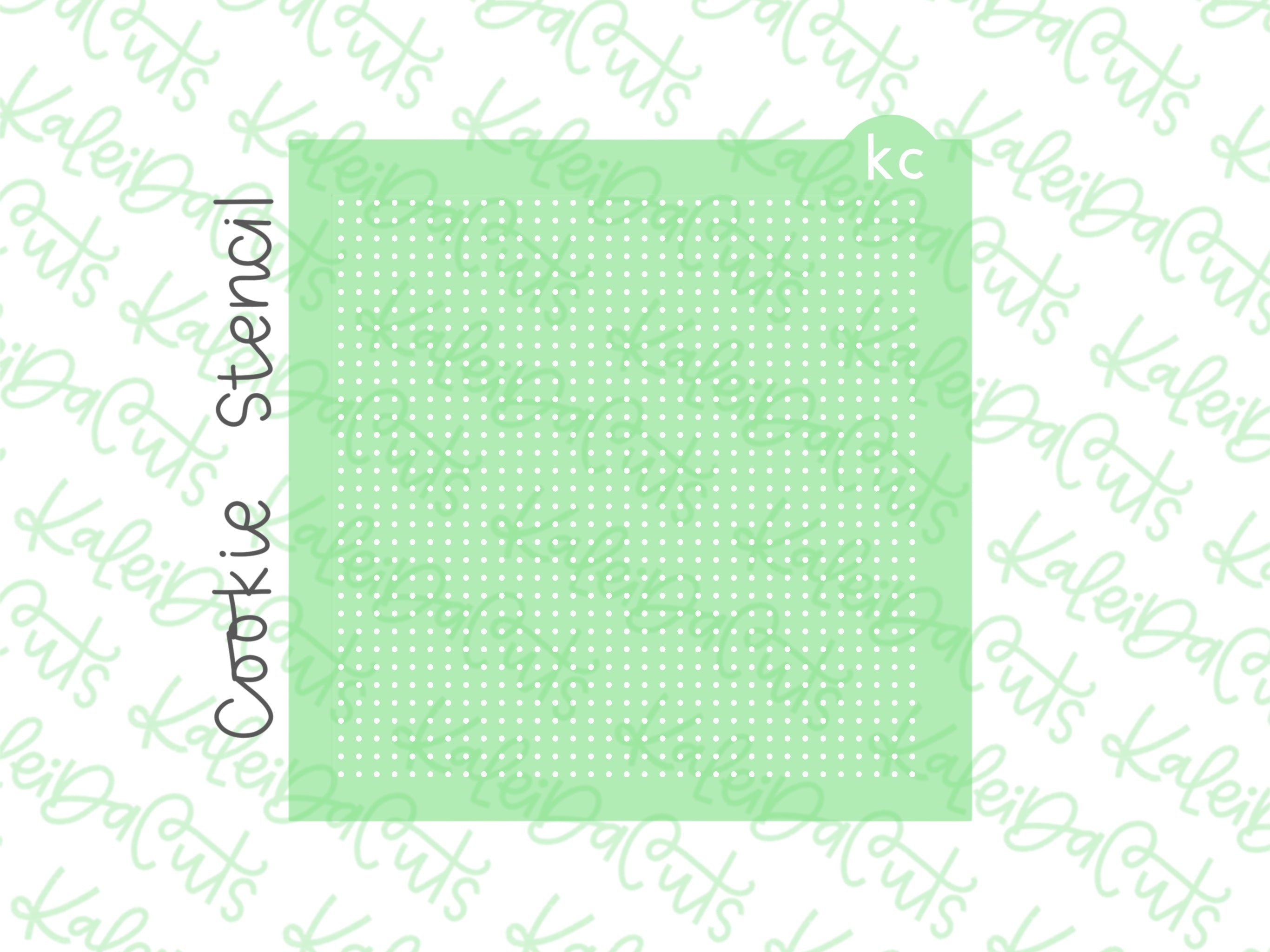 Tiny Dot Pattern Stencil – KaleidaCuts
