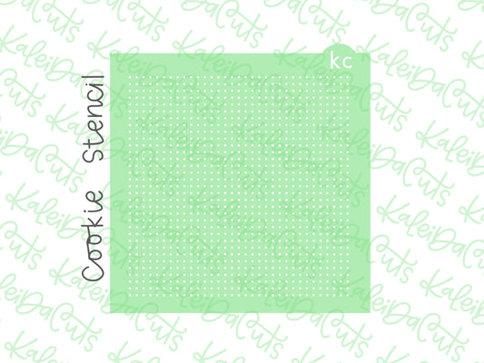 Tiny Dot Pattern Stencil