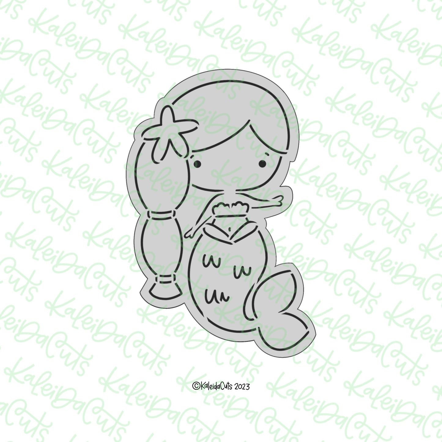 Whimsical Mermaid Bethany Cookie Cutter