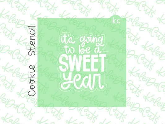 Sweet Year Stencil