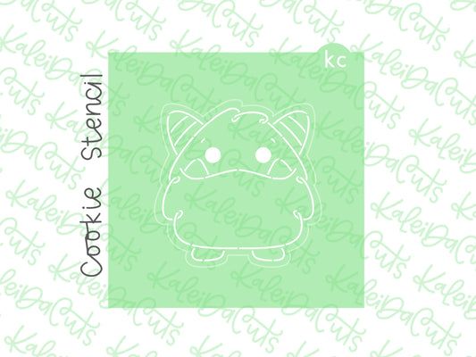 Candy Corn Monster PYO Stencil