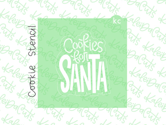 2023 Cookies for Santa Stencil