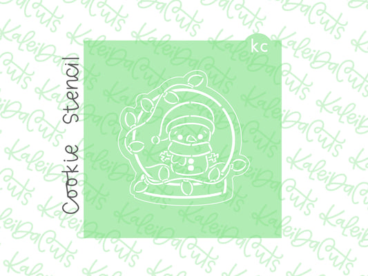 PYO Light Up Snow Globe Stencil