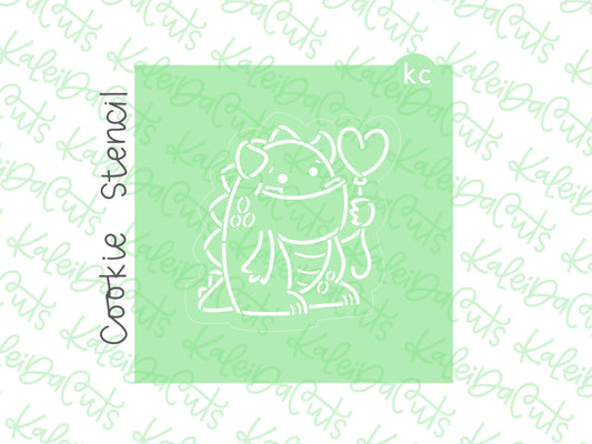 PYO Monster Heart Balloon Stencil