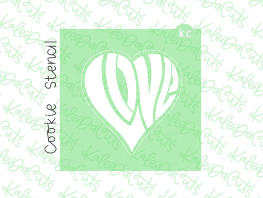 Love Heart Stencil