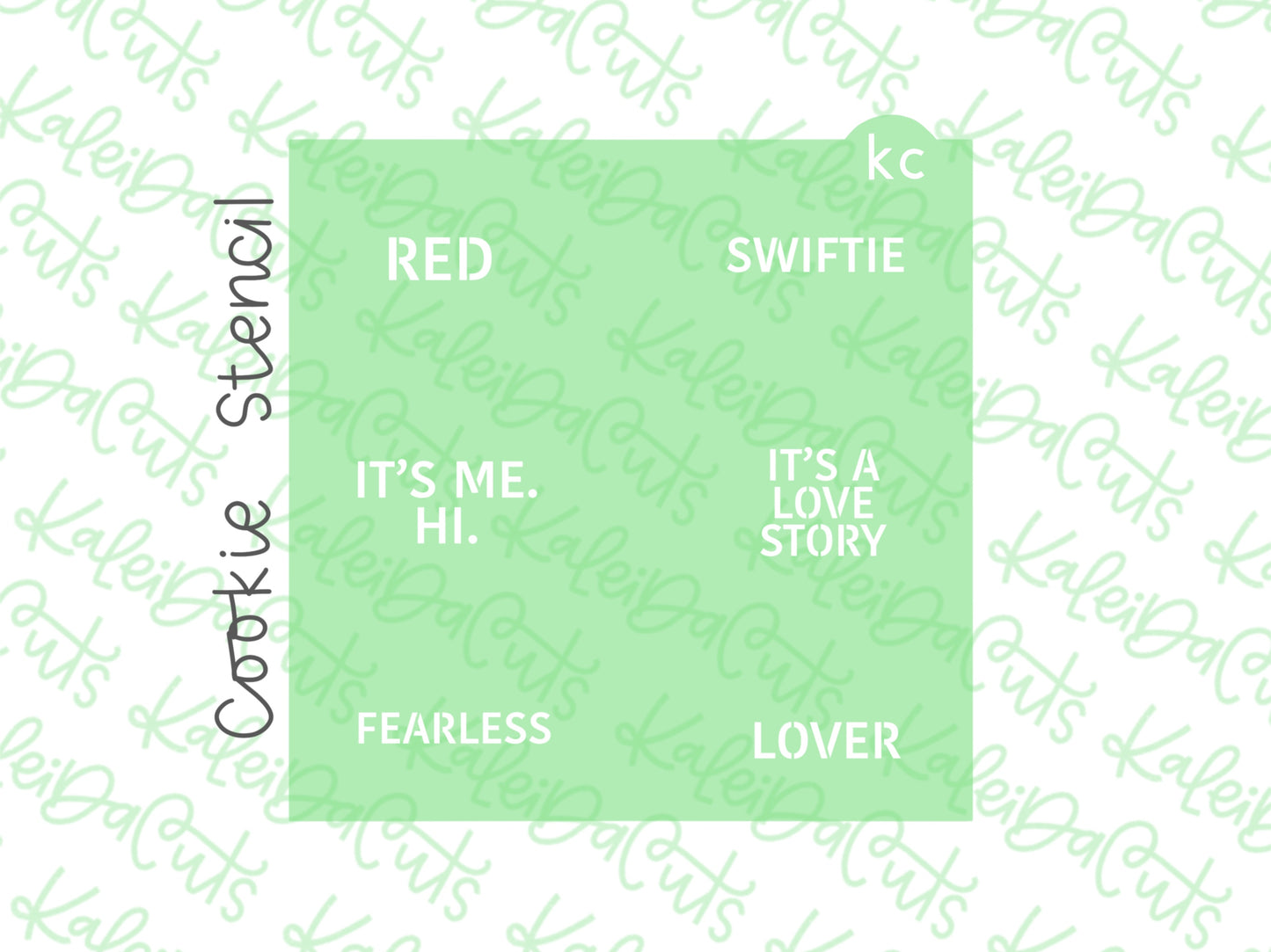 TS Collection 1 Conversation Hearts Stencil