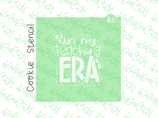 Teaching Era Stencil