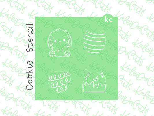 Color Me Bunny PYO Mini Stencil