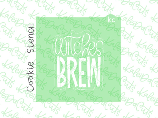 Witches Brew Stencil