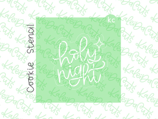 Holy Night Stencil