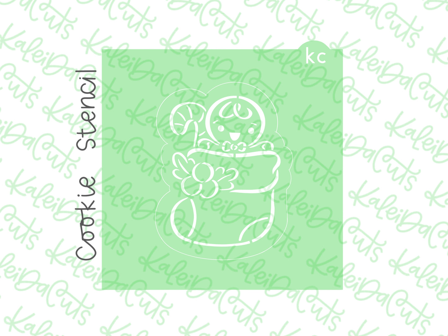 PYO Gingy Stocking Stencil