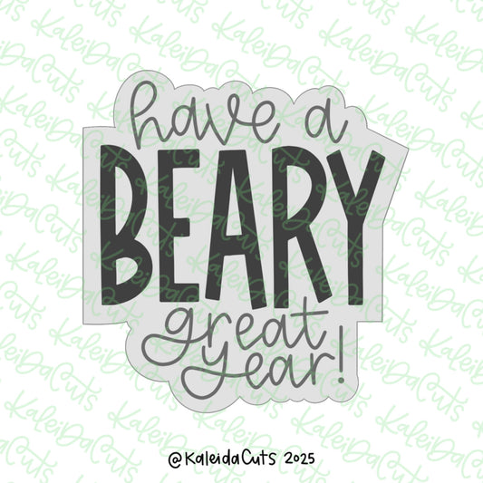 Have a Beary Great Year Cookie Cutter