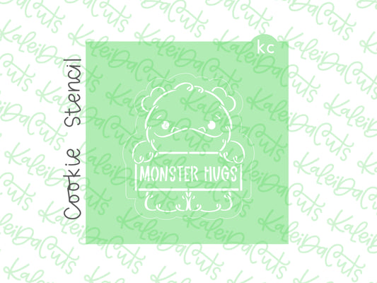 PYO Monster Plaque Stencil