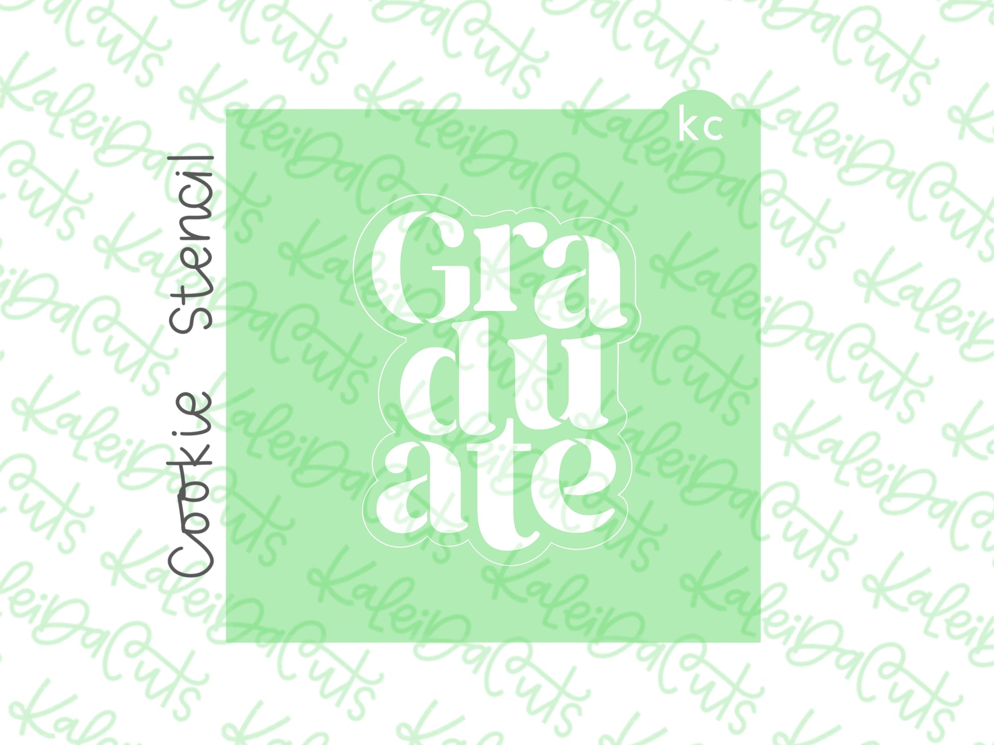 Graduate Plaque Stencil – KaleidaCuts