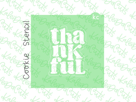 Thankful 2025 Stencil