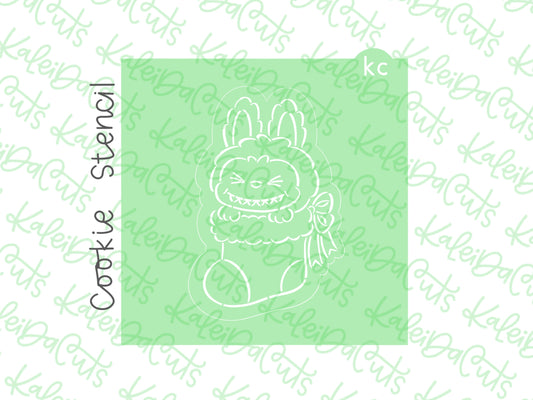 PYO Monster Plush Stocking Stencil