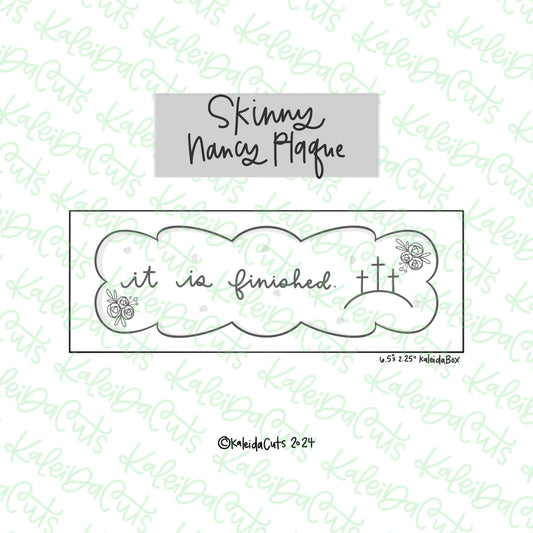 Skinny Nancy Plaque Cookie Cutter