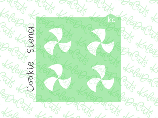 Peppermint Mini Three Stripe Stencil