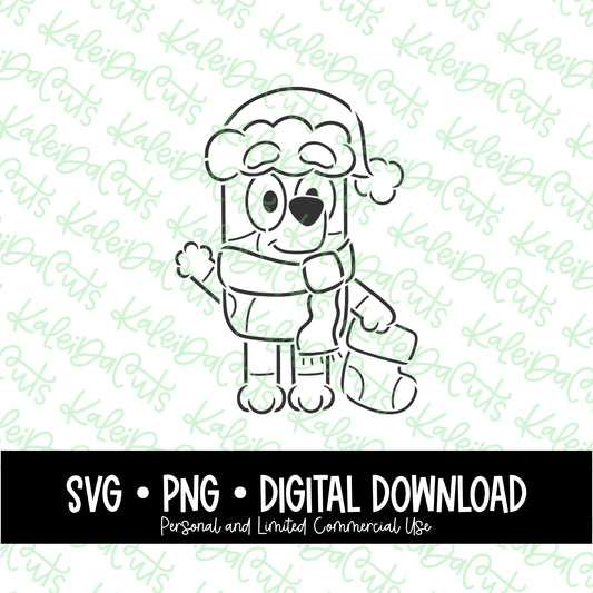 PYO Holiday Pup Santa Digital Download
