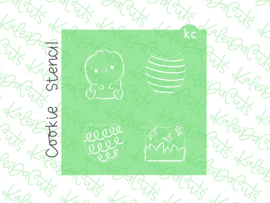 Color Me Chick PYO Mini Stencil