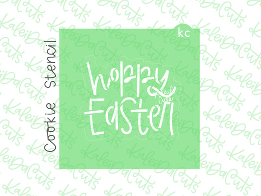 2026 Hoppy Easter Stencil