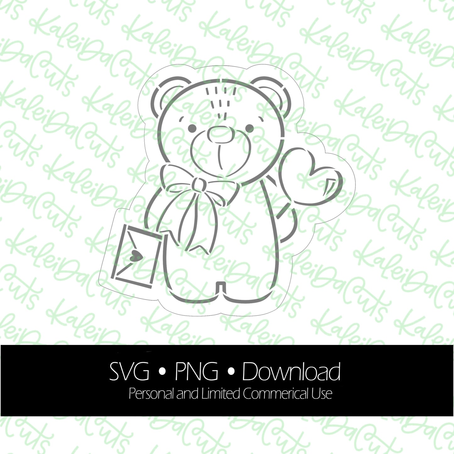 PYO Teddy Bear Valentine Digital Download.