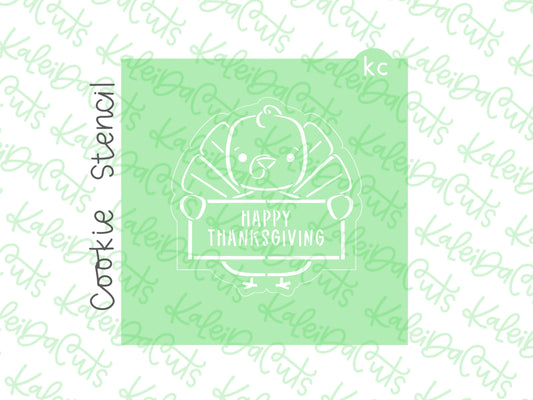 PYO Turkey Plaque Stencil