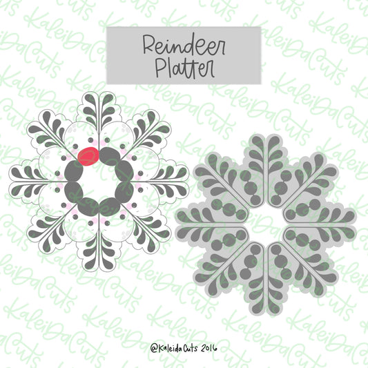 Reindeer Platter Cookie Cutter