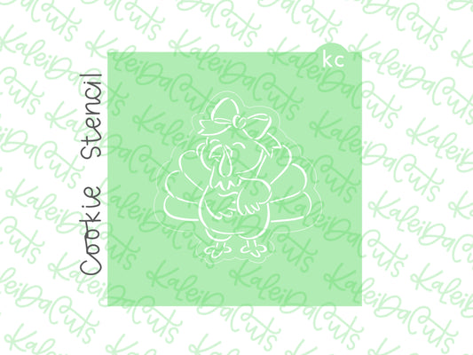 PYO Turkey Bow Stencil