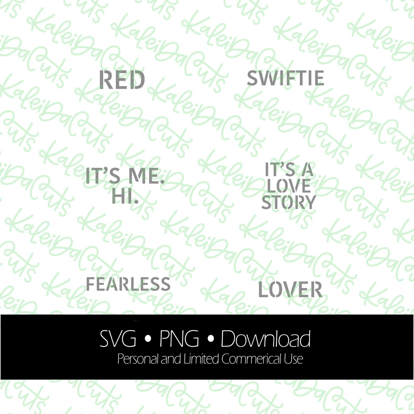 TS Collection 1 Converstaion Hearts Digital Download.