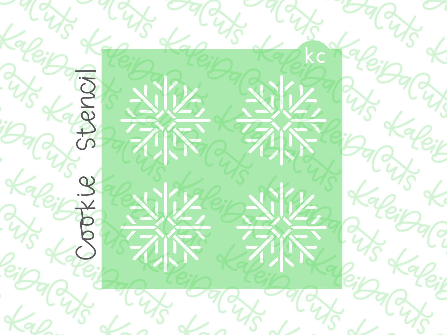 Snowflake Mini Version 1 Stencil