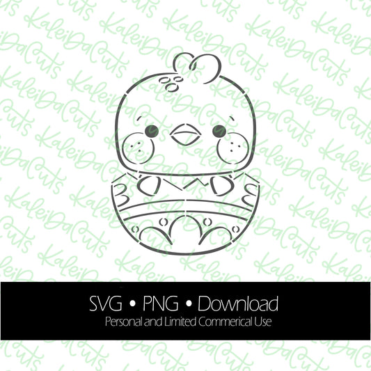 Hatching Chick PYO Digital Download.