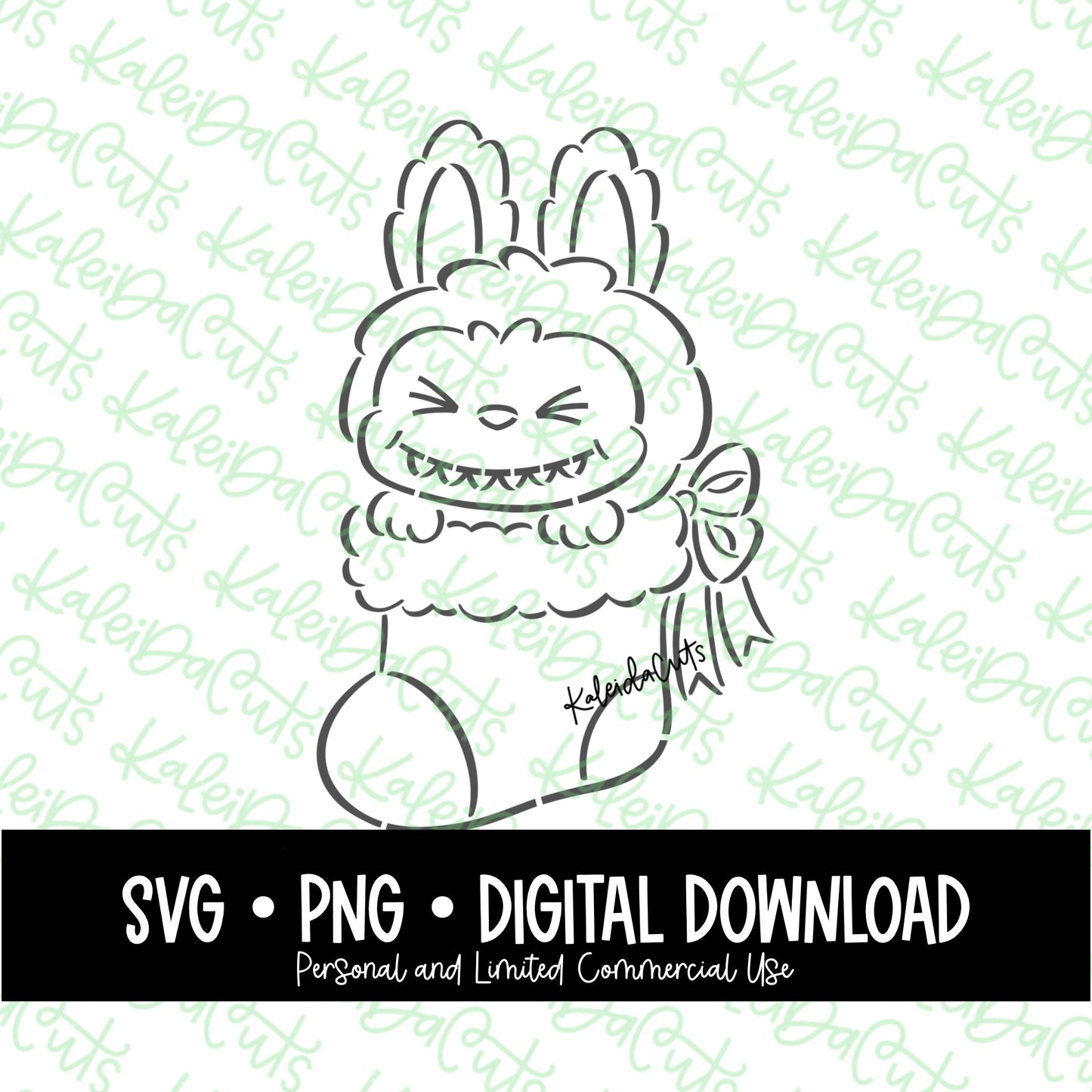 PYO Plush Monster Stocking Digital Download