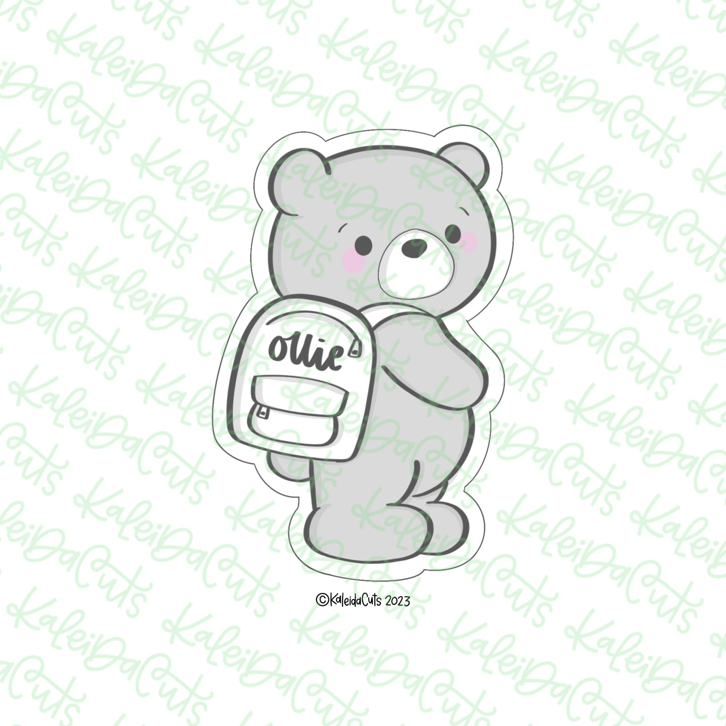 Bear Student PYO Cookie Cutter