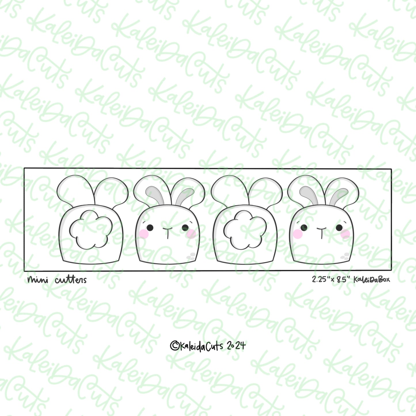 Whimsy Easter Bunny Cookie Cutter