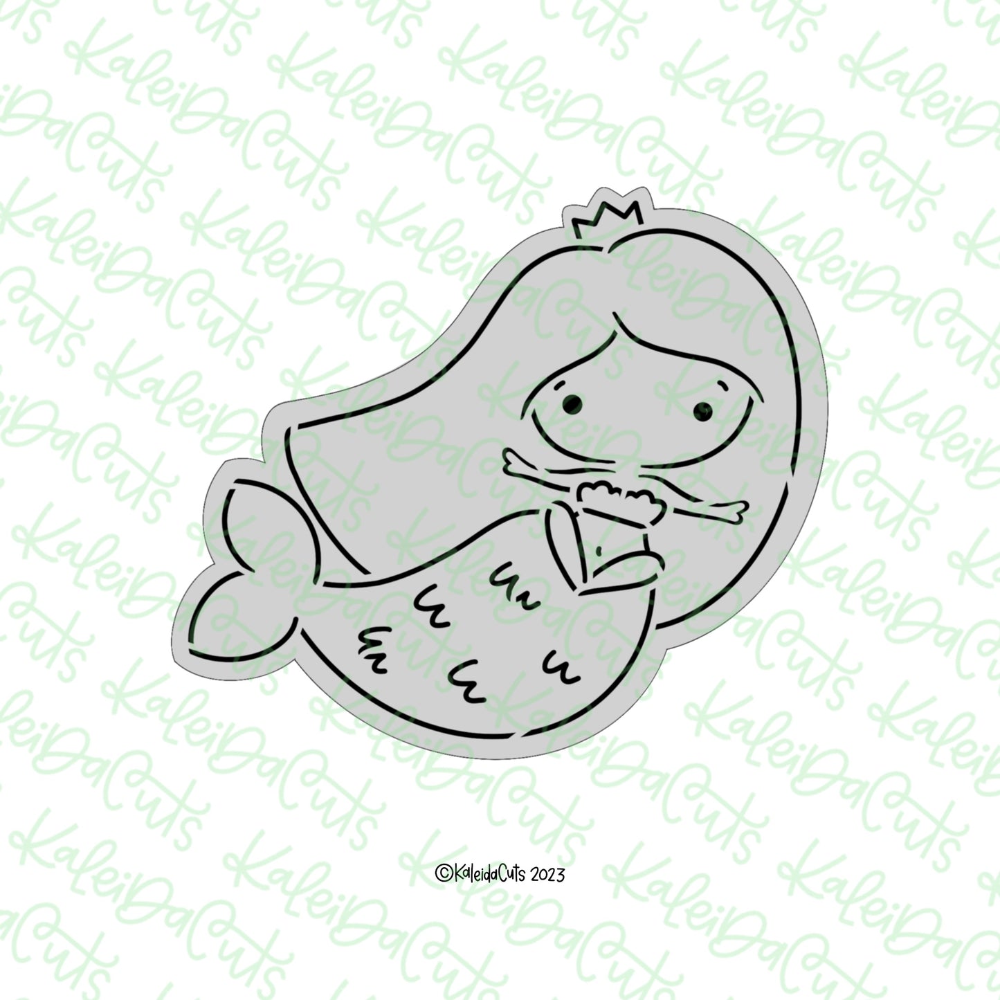 Whimsical Mermaid Emily Cookie Cutter