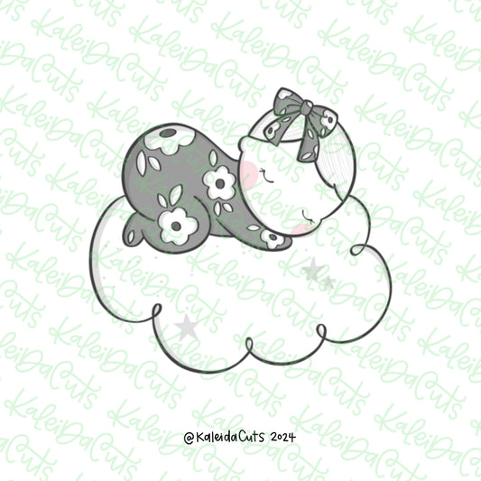 Baby Girl Cloud Cookie Cutter