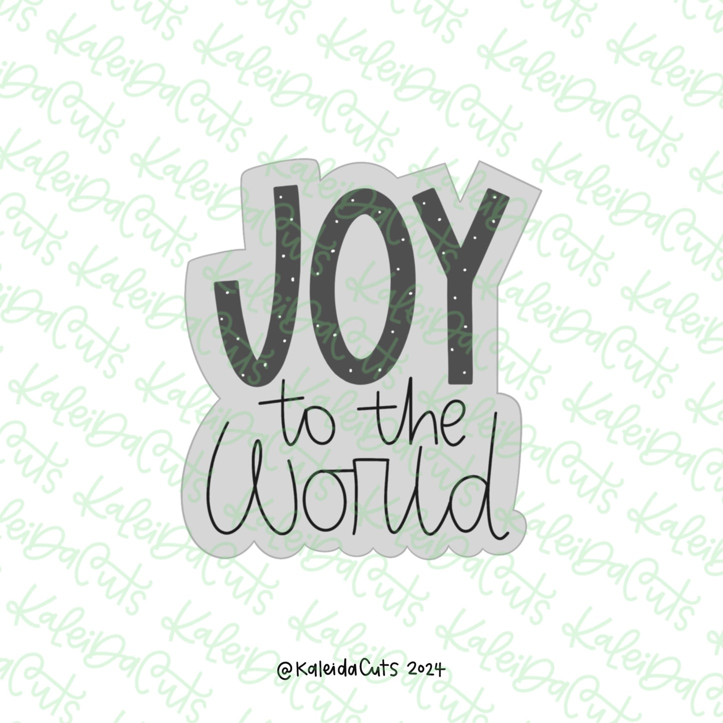 Joy to the World Cookie Cutter