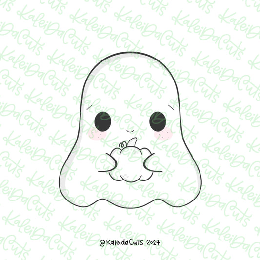 Thankful Ghost Cookie Cutter
