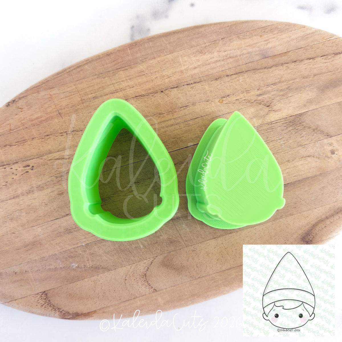 Elf Face Long Hat Kaleida Popper. Cake Pop Mold