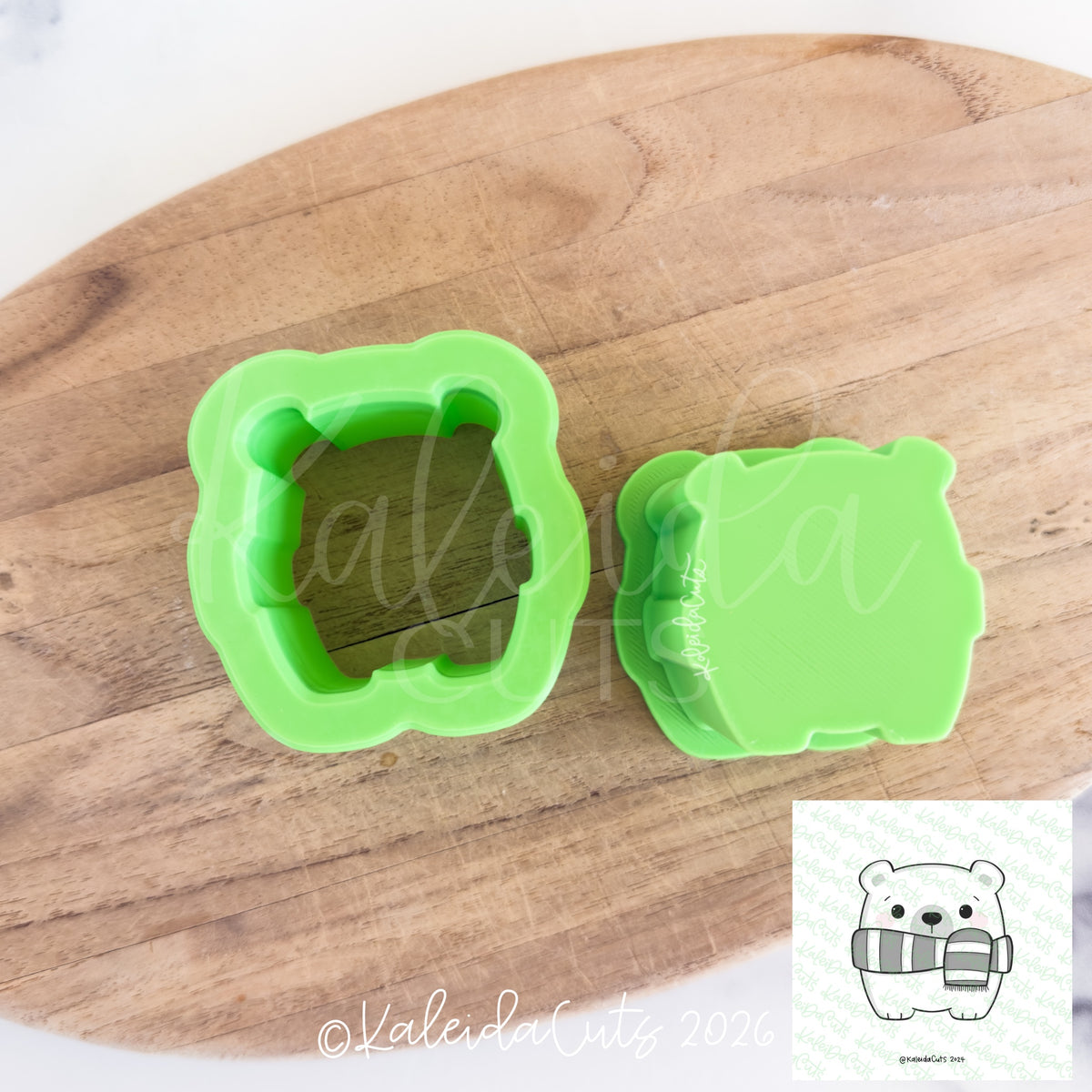 Chunky Polar Bear Kaleida Popper. Cake Pop Mold