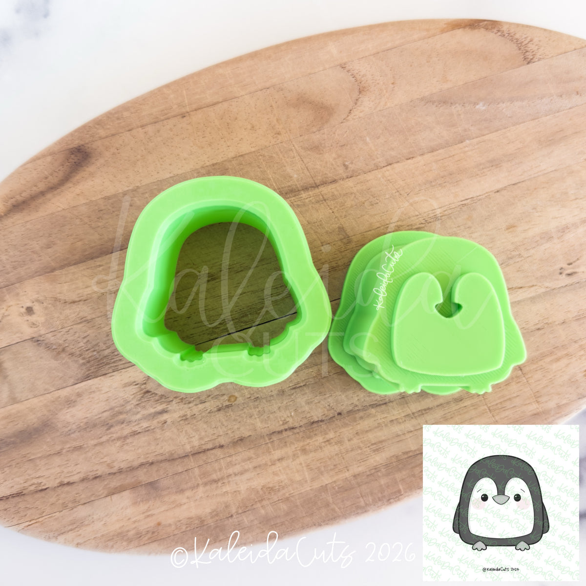 Chunky Penguin Kaleida Popper. Cake Pop Mold