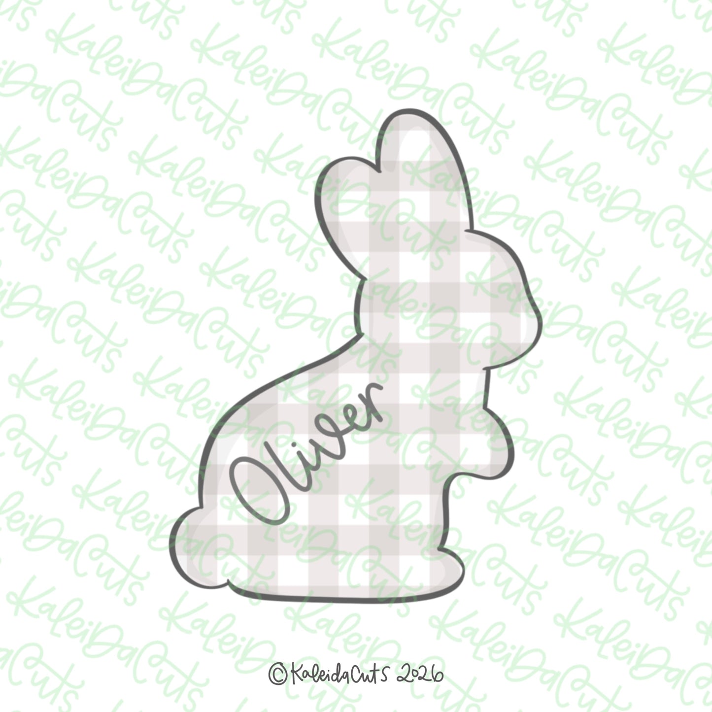 Bounding Bunny Oliver Cookie Cutter