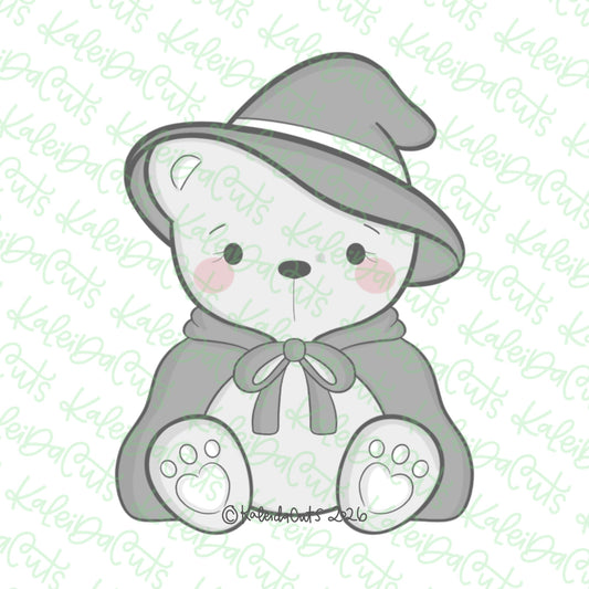 Teddy Bear Witch Cookie Cutter